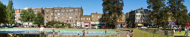 ice-cream parlour in Clapham